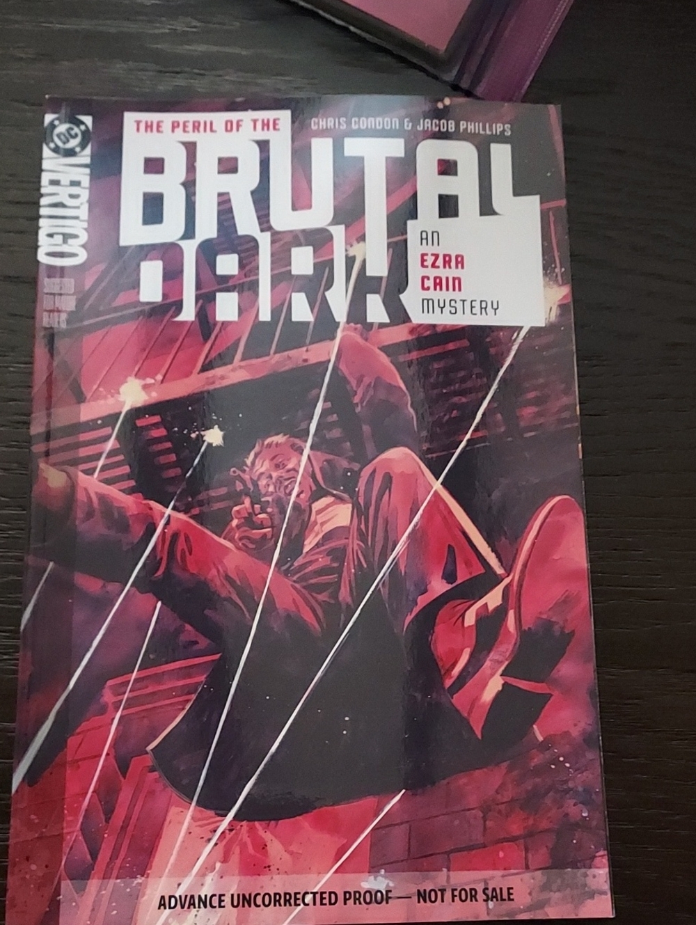 Uncorrected Proof Of An Ezra Cain Mystery
